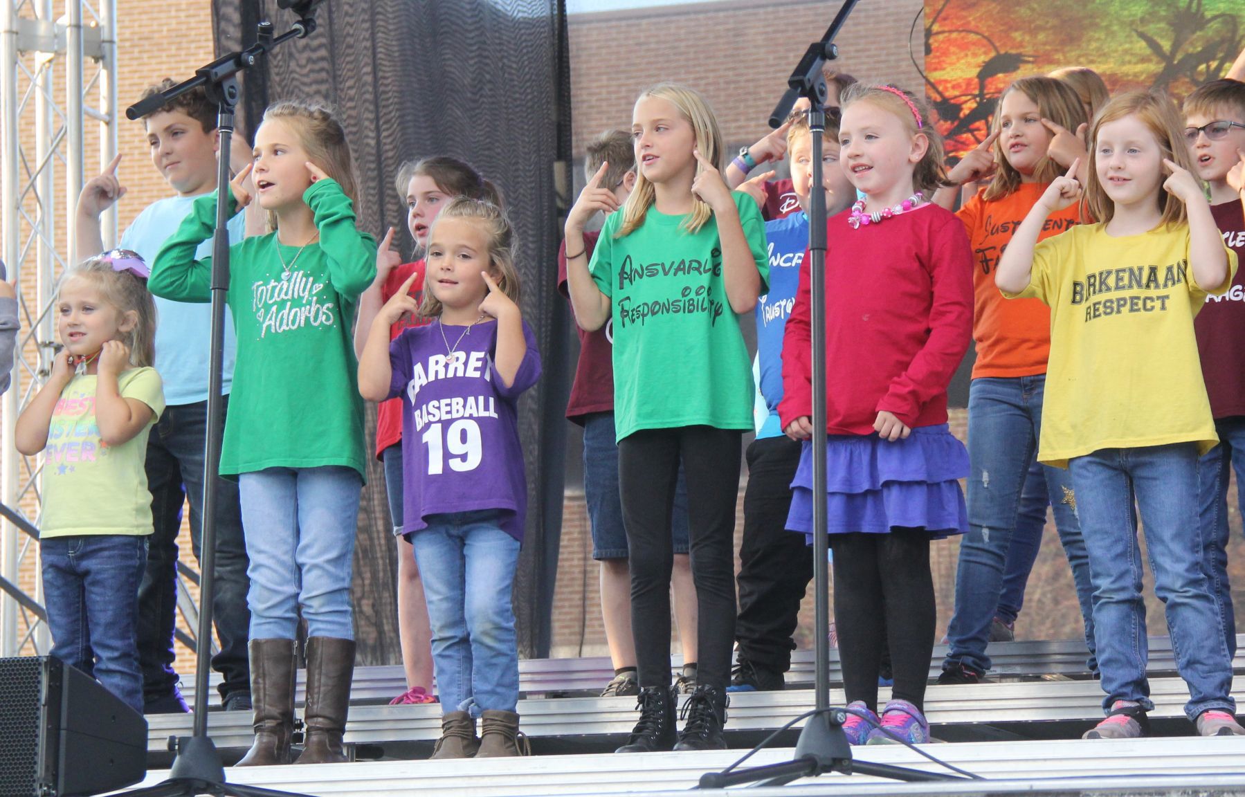 J.E. Ober Elementary choir